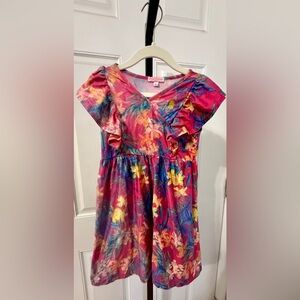 Tommy Bahama Pink Floral Kids Dress Boho